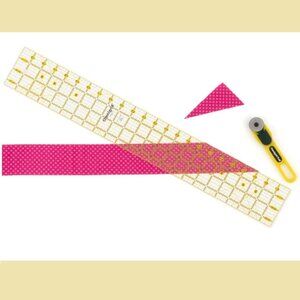 Rectangle Quilting and Sewing Ruler - 3.5" x 24"